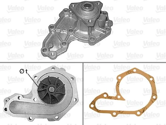 Vodné čerpadlo, chladenie motora VALEO 506019