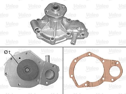 Water Pump, engine cooling VALEO 506074