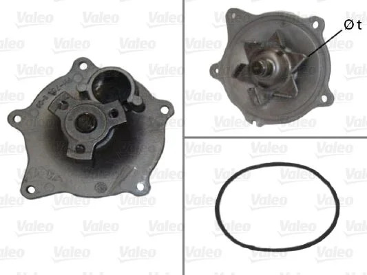 Vodné čerpadlo, chladenie motora VALEO 506454
