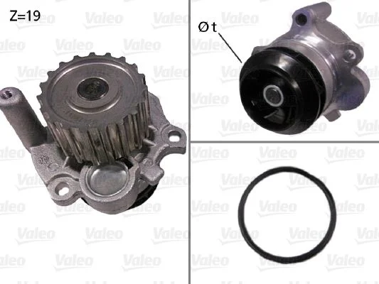 Vodné čerpadlo, chladenie motora VALEO 506533