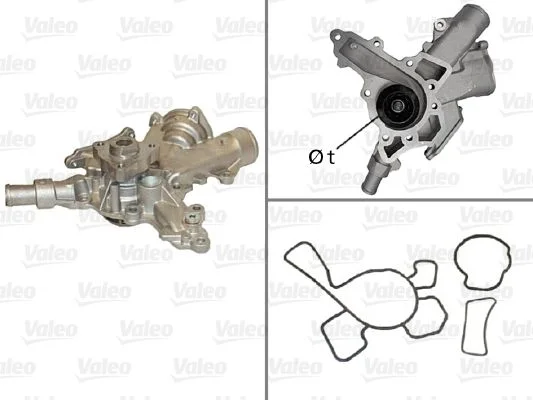 Vodné čerpadlo, chladenie motora VALEO 506601