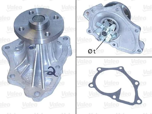 Vodné čerpadlo, chladenie motora VALEO 506843