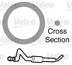 Gasket, coolant pipe VALEO 509145