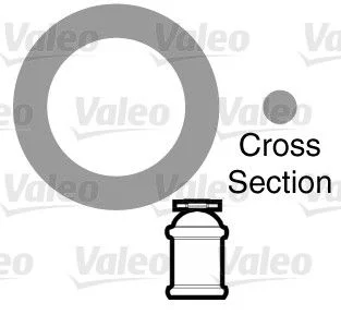 Gasket, coolant pipe VALEO 509169