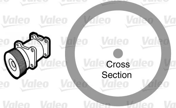 Gasket, coolant pipe VALEO 509176