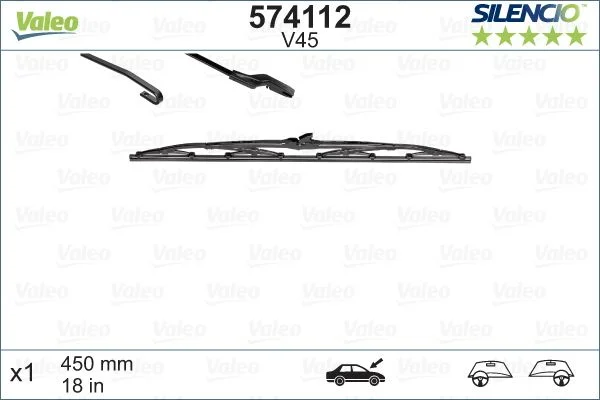 Wiper Blade VALEO 574112