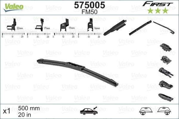 Wiper Blade VALEO 575005