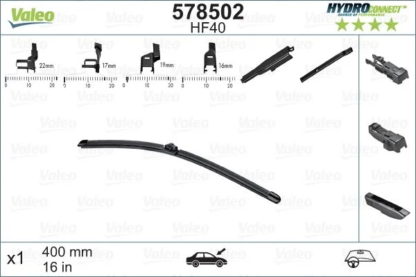 Wiper Blade VALEO 578502