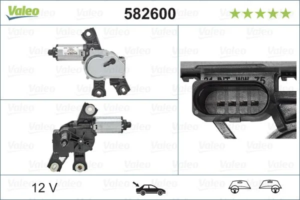 Valytuvo variklis VALEO 582600