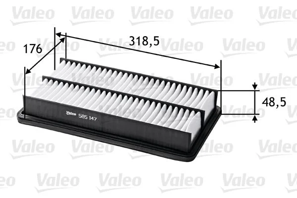 Air Filter VALEO 585147