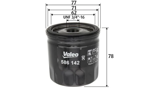 Oil Filter VALEO 586142