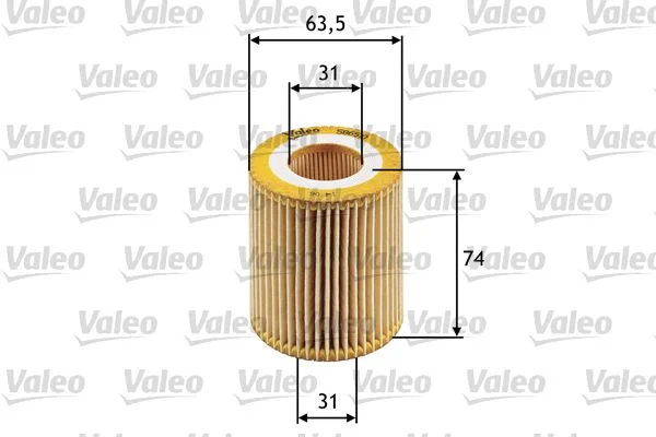 Alyvos filtras VALEO 586510