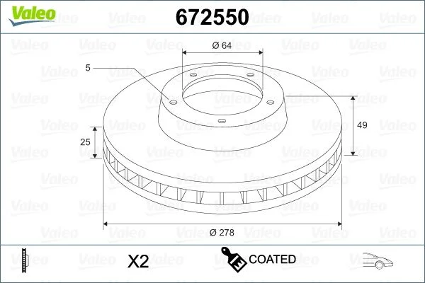 82 VALEO 672550