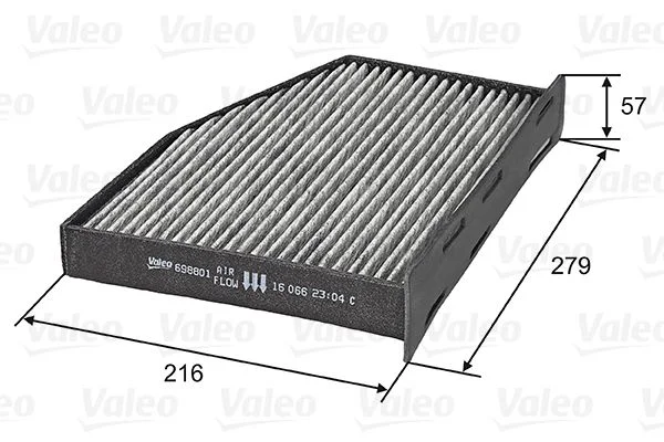 Filtras, salono oras VALEO 698801