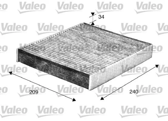 Filtras, salono oras VALEO 698883