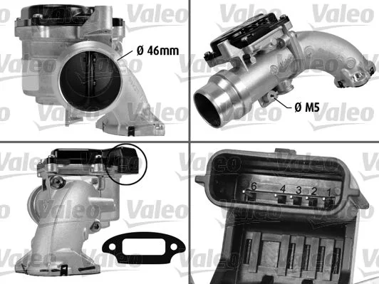 Droselio korpusas VALEO 700429