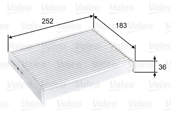 Filter, cabin air VALEO 715803