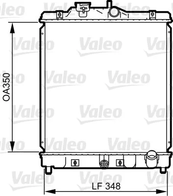 Chladič, chladenie motora VALEO 734117