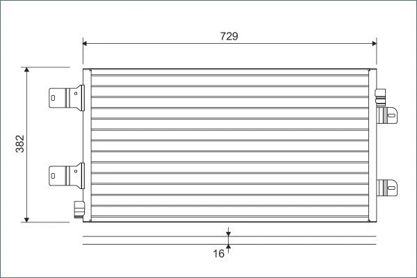 Condenser, air conditioning VALEO 814003