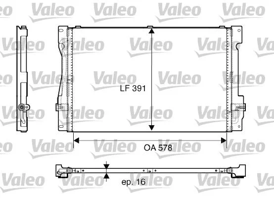 Condenser, air conditioning VALEO 817675