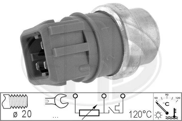 Sensor, coolant temperature ERA 330153