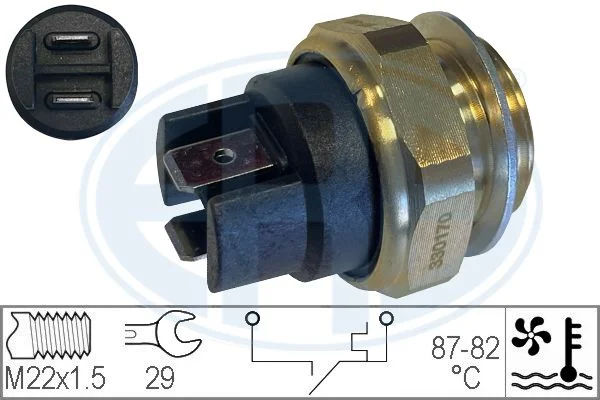 Spínač teploty, ventilátor chladiča ERA 330170