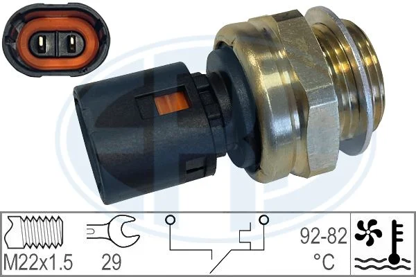 Temperature Switch, radiator fan ERA 330181
