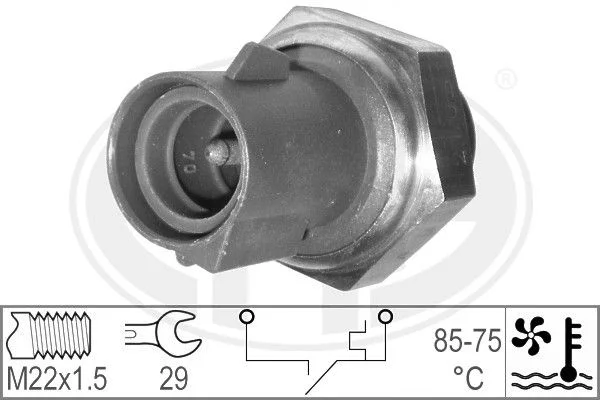 Temperature Switch, radiator fan ERA 330183