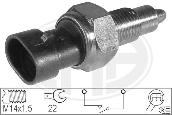 Switch, reverse light ERA 330243