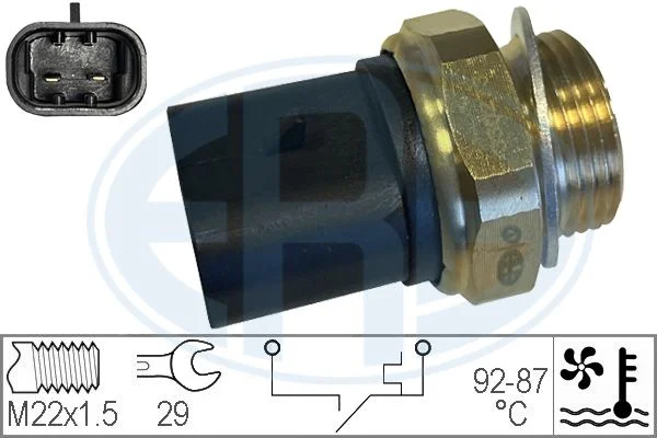 Spínač teploty, ventilátor chladiča ERA 330273