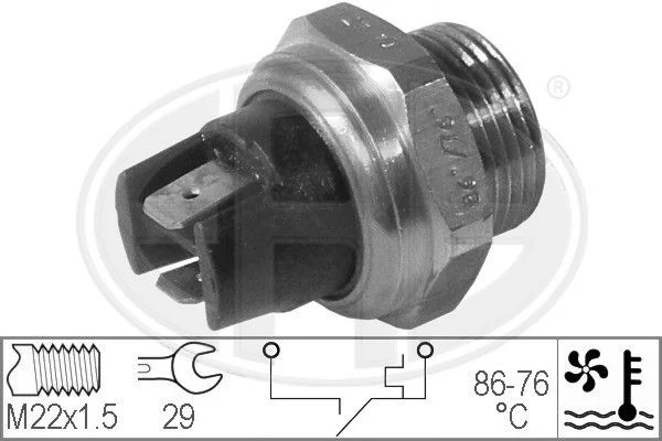 Temperature Switch, radiator fan ERA 330292