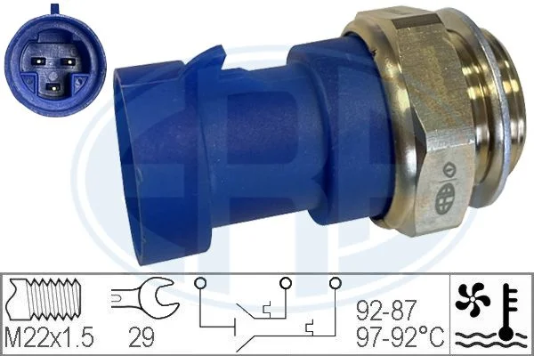 Spínač teploty, ventilátor chladiča ERA 330295