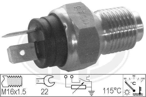 Sensor, coolant temperature ERA 330314