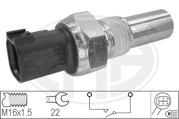 Spínač, cúvacie svetlo ERA 330592