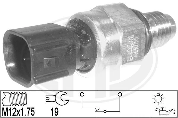 Spínač tlaku oleja, posilňovač riadenia ERA 330814