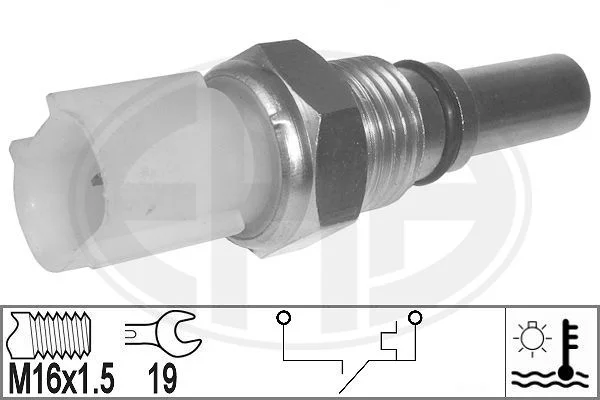 Spínač teploty, ventilátor chladiča ERA 330886