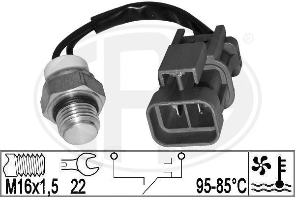 Temperature Switch, radiator fan ERA 331040