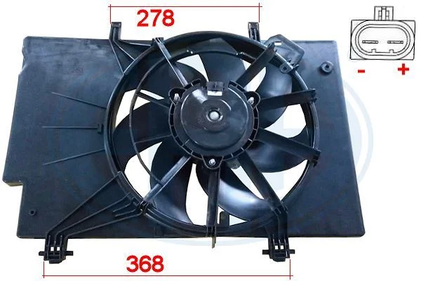 Ventilátor, chladenie motora ERA 352008