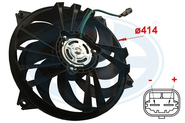 Ventilátor, chladenie motora ERA 352011