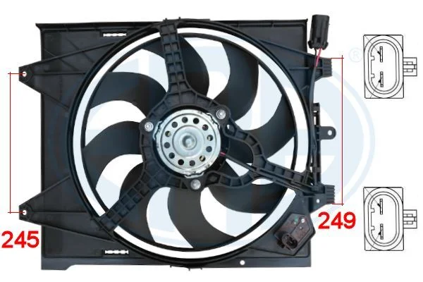 Ventilátor, chladenie motora ERA 352068