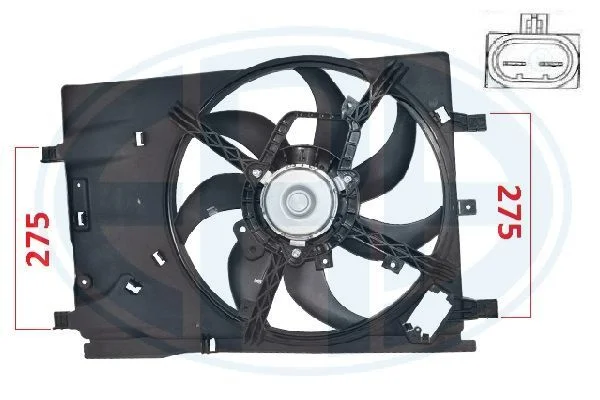 Ventilátor, chladenie motora ERA 352077