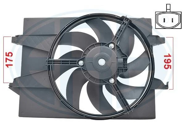 Ventilátor, chladenie motora ERA 352085