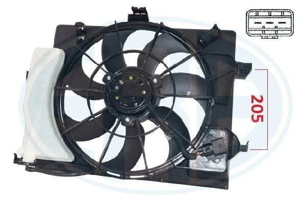 Ventilátor, chladenie motora ERA 352101