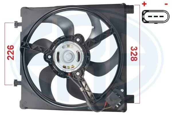 Ventilátor, chladenie motora ERA 352123