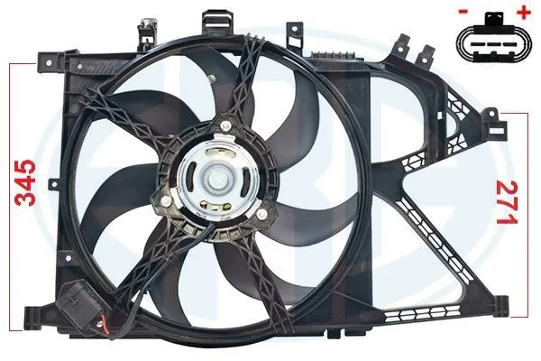 Ventilátor, chladenie motora ERA 352127