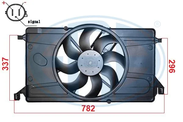 Ventilátor, chladenie motora ERA 352140