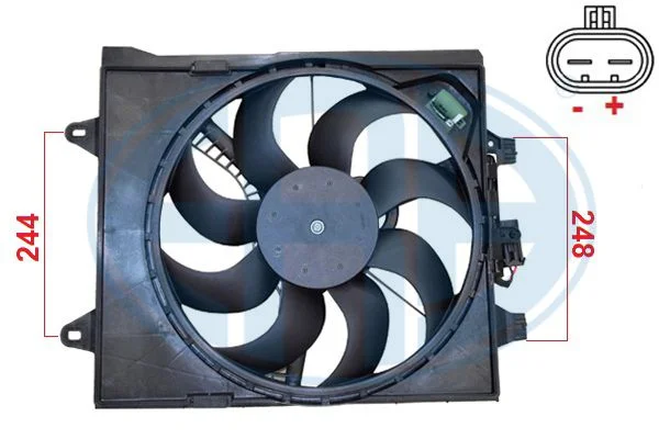 Ventilátor, chladenie motora ERA 352148