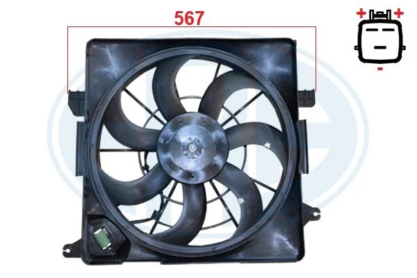Ventilátor, chladenie motora ERA 352149
