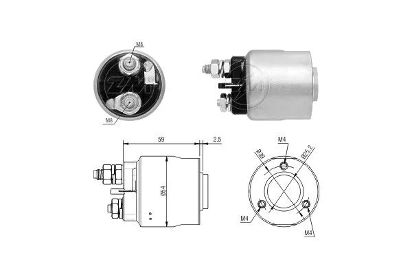 Elektromagnetický spínač, štartér ERA ZM1493