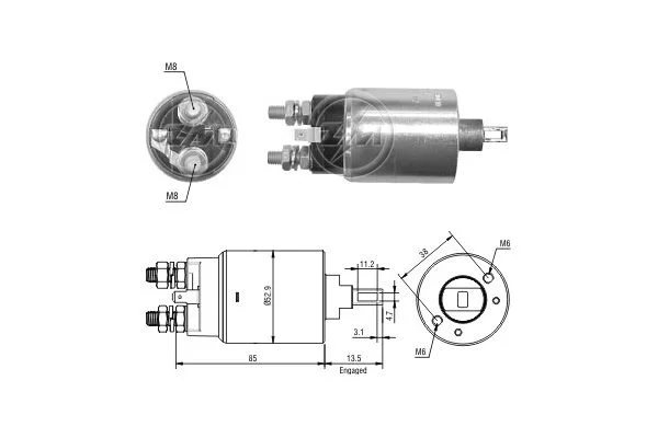 Elektromagnetický spínač, štartér ERA ZM2981